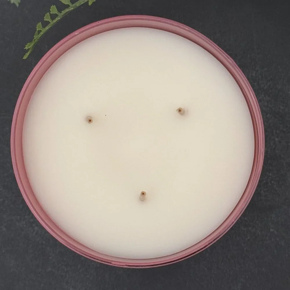 BBW Raspberry Mimosa White Barn Bath & Body Works 3 Wick Candle